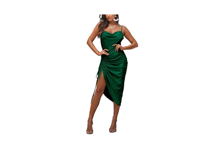 satin wrap dress reviews