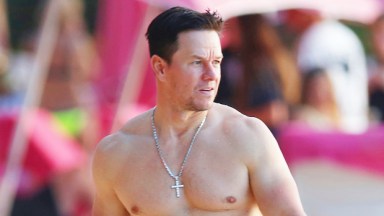 Mark Wahlberg Outdoors Shirtless