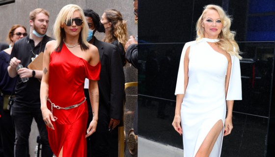 Miley Cyrus Pamela Anderson
