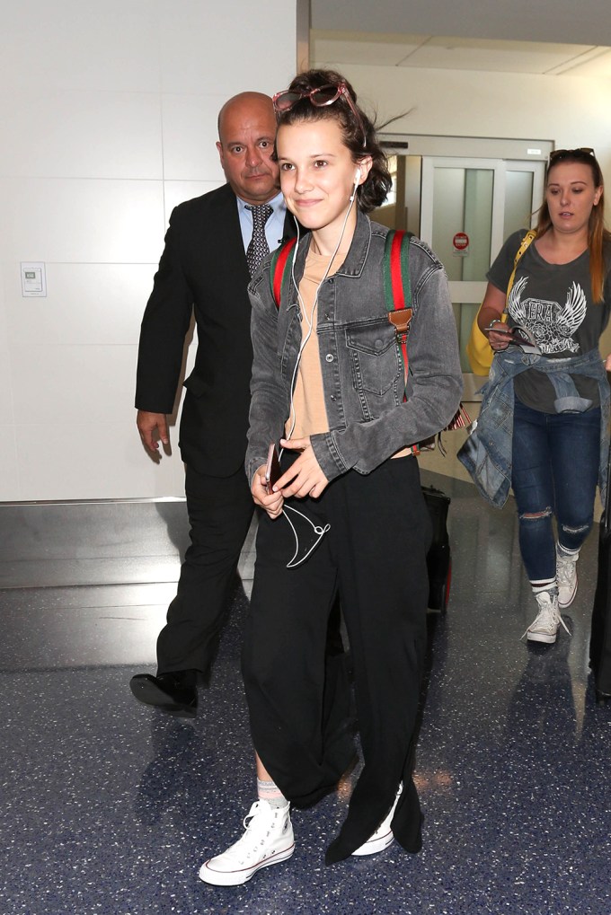 Makeup-Free Millie Bobby Brown: Photos