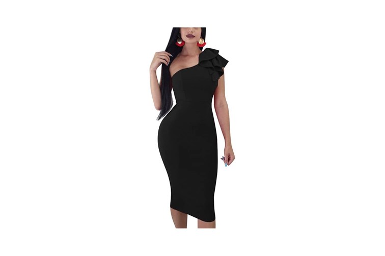 one shoulder midi dress reviews