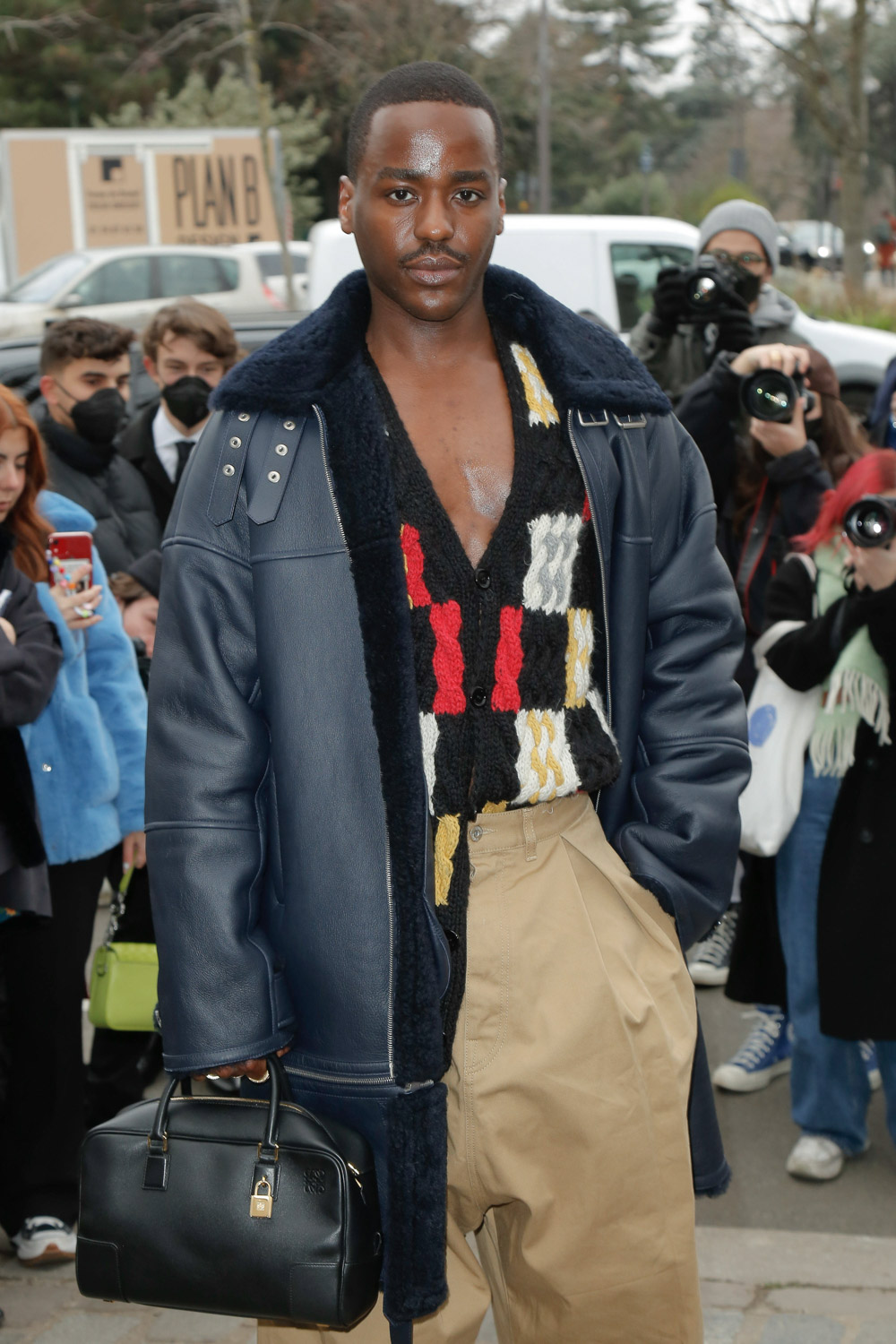 Loewe show, Outside Arrivals, Fall Winter 2022, Paris Fashion Week Men's, France - 22 Jan 2022