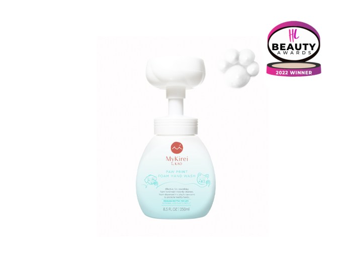 BEST HAND WASH – MyKirei by KAO Paw Print Foam Hand Wash, $18, mykirei.com