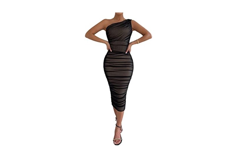 one shoulder midi dress reviews