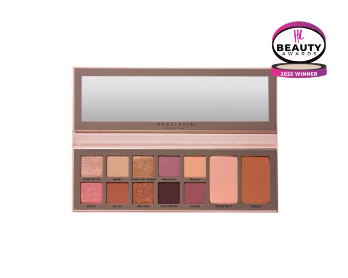 BEST EYESHADOW PALETTE – Anastasia Beverly Hills Primrose Palette, $55, anastasiabeverlyhills.com