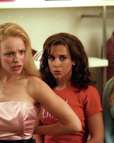 Editorial use only. No book cover usage.Mandatory Credit: Photo by Moviestore/Shutterstock (1577155a)Mean Girls,  Rachel Mcadams,  Lacey Chabert,  Amanda SeyfriedFilm and Television