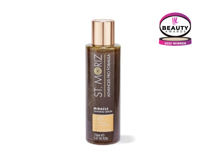 BEST SELF TANNER – St. Moriz Advanced Pro Miracle Tanning Serum, $25, stmoriztan.com