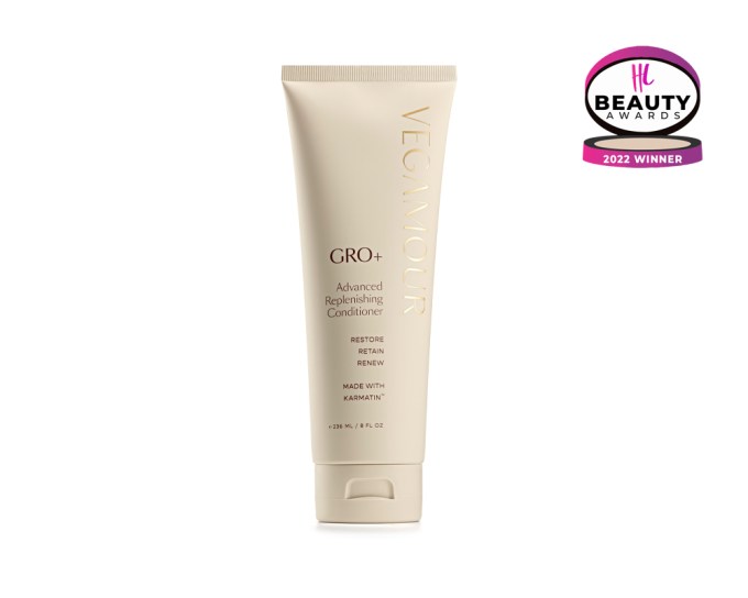 BEST CONDITIONER – VEGAMOUR GRO+ Advanced Replenishing Conditioner, $58, vegamour.com