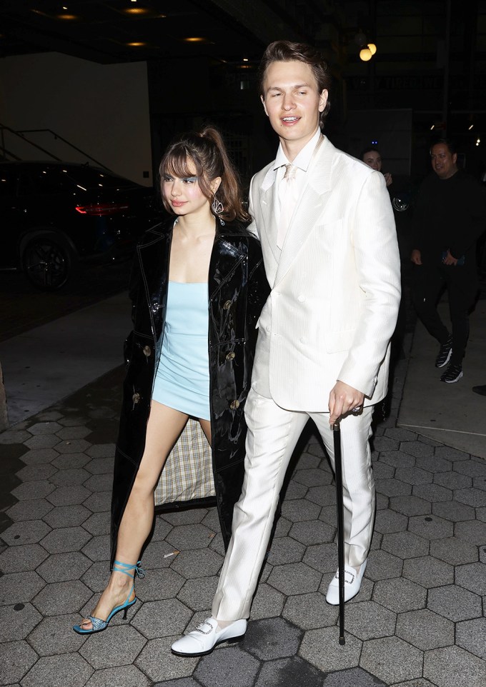 Ansel Elgort & Girlfriend