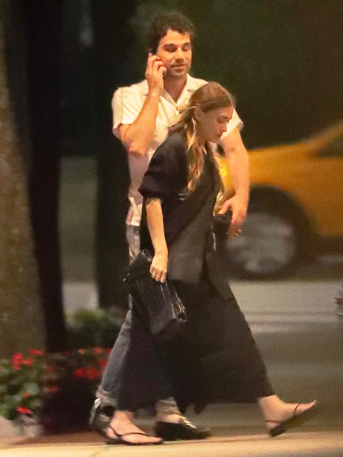 Ashley Olsen & Louis Eisner In New York