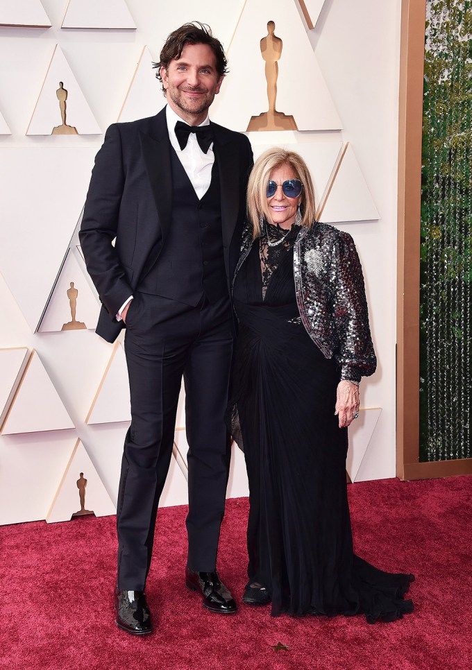 Bradley Cooper & Mom Gloria Campano at 94th Academy Awards