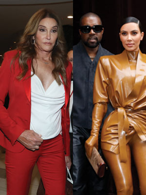 Caitlyn Jenner, Kanye West & Kim Kardashian