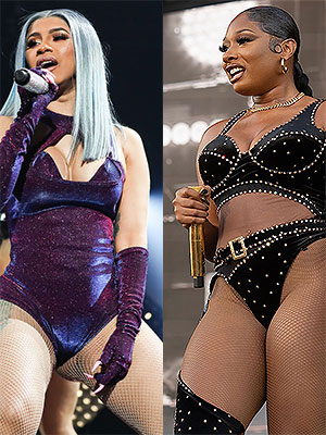 Cardi B Megan Thee Stallion Performing