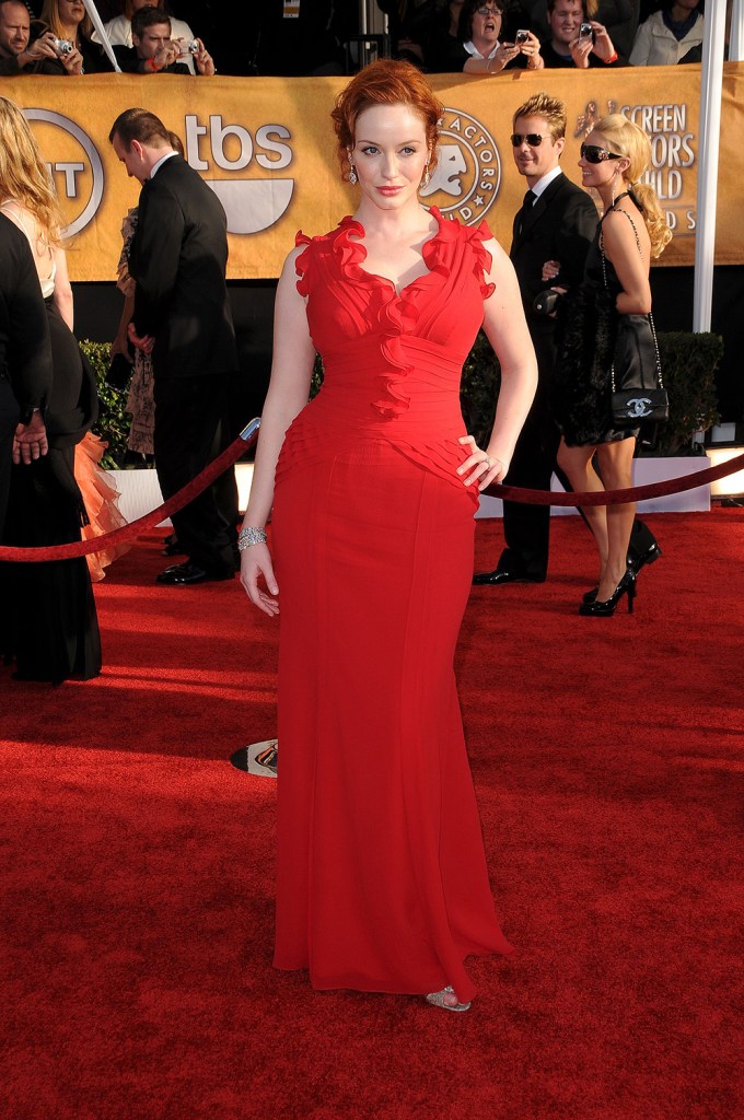 Christina Hendricks At The 2009 SAG Awrds