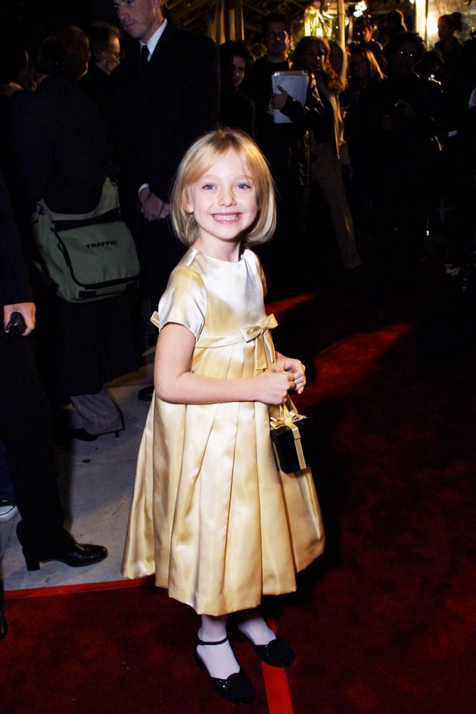 Dakota Fanning at the Premiere of ‘I Am Sam’