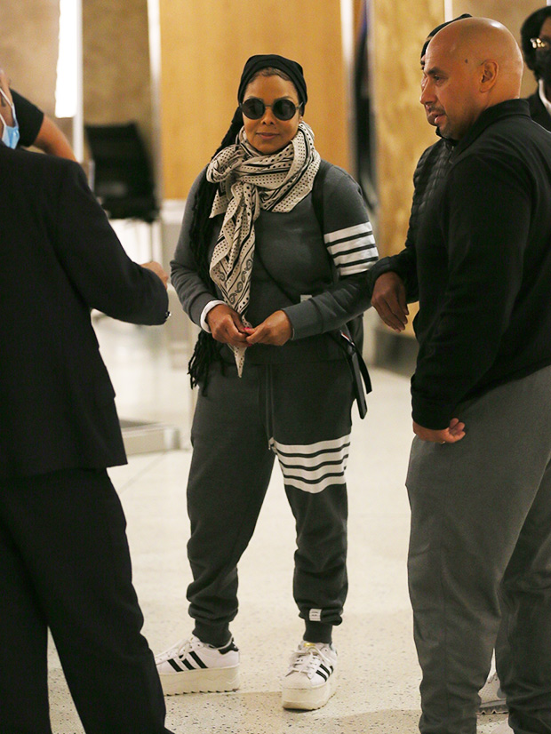 Janet Jackson JFK Airport 2022