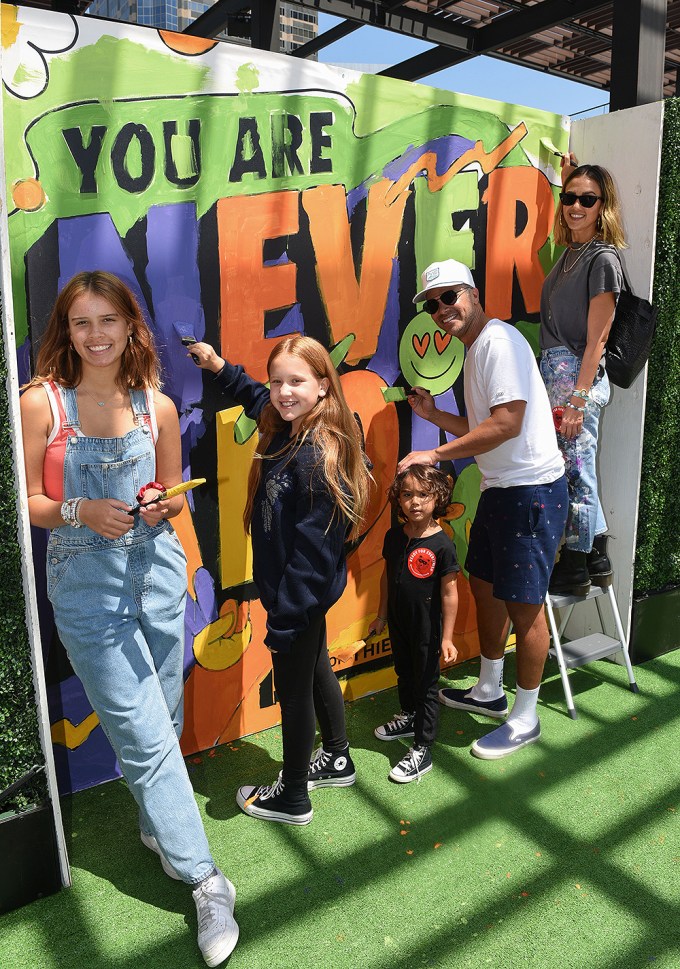Cash Warren and Jessica Alba