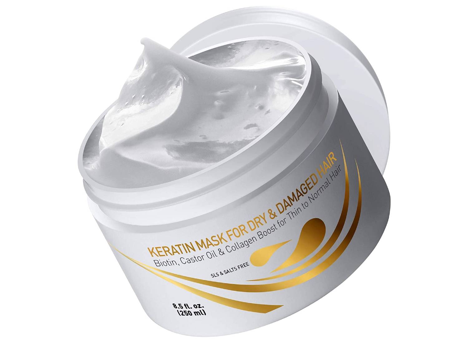 Jar of VITAMINS cosmetics hair mask