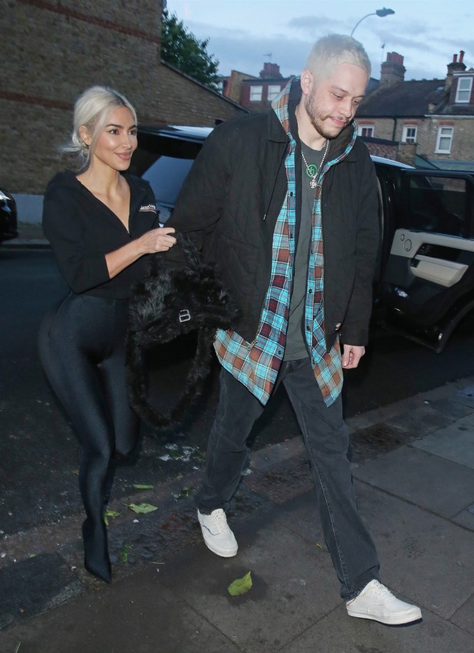 Kim Kardashian & Pete Davidson In London