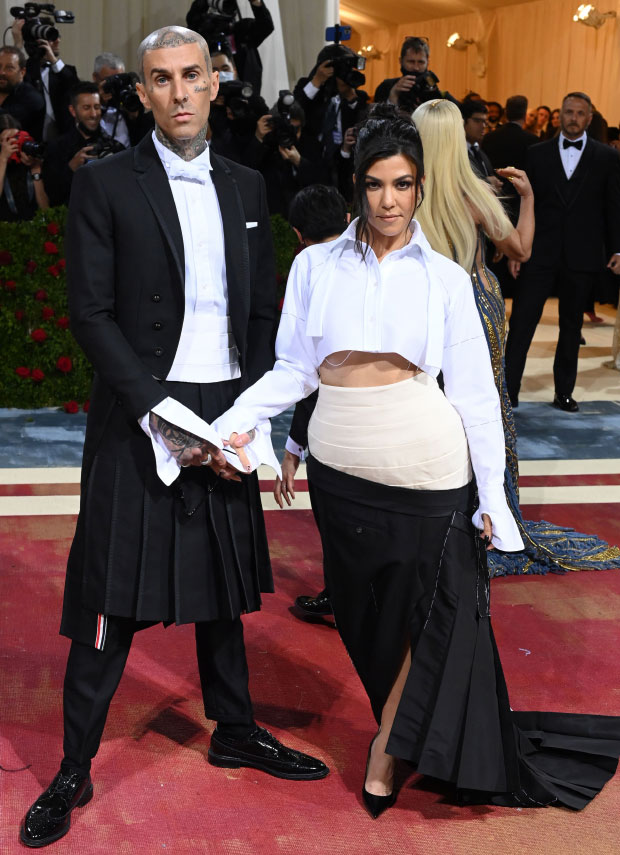 Travis Barker and Kourtney Kardashian at Met Gala