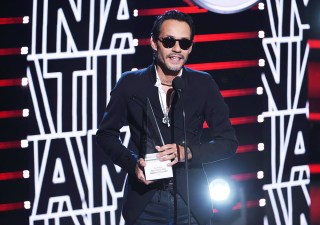 Marc Anthony accepts the international artist award of excellence at the Latin American Music Awards, at the Dolby Theatre in Los Angeles
2019 Latin American Music Awards - Show, Los Angeles, USA - 17 Oct 2019