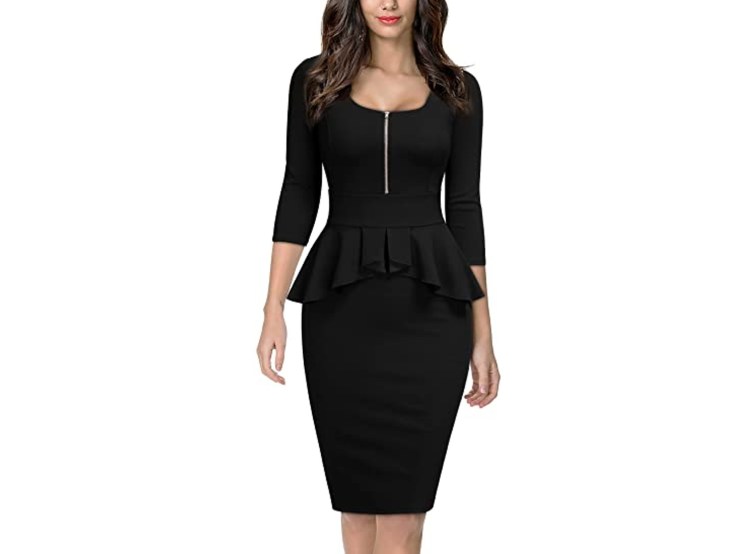 Black Peplum Dress reviews