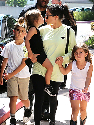 Kourtney Kardashian, Reign Disick, Penelope Disick, Mason Disick