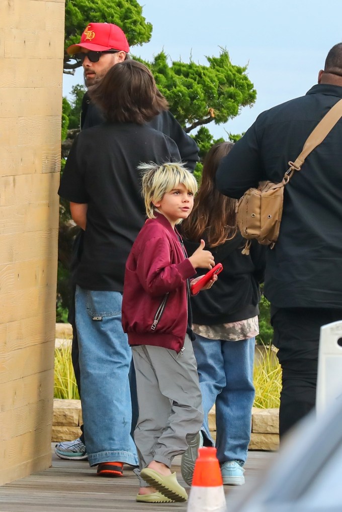 Scott Disick takes his kids to Nobu Malibu