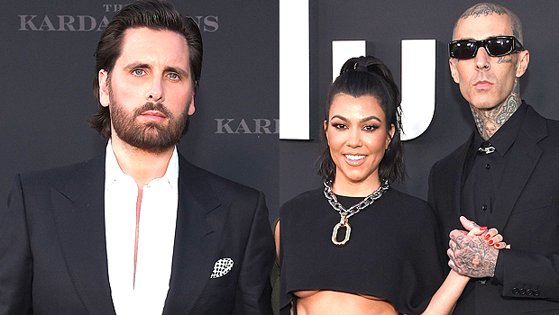 Kourtney Kardashian, Travis Barker, Scott Disick