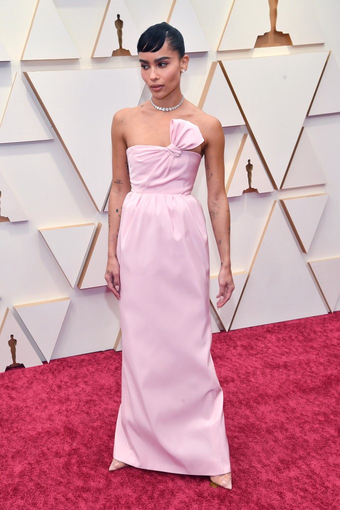 Zoe Kravitz At The 2022 Oscars