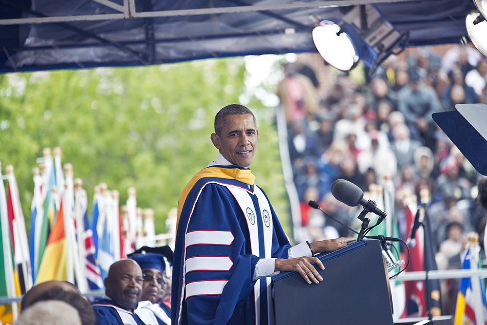 President Obama delivers commencement speech to Howard Universtiy graduates, Washington DC, America - 07 May 2016