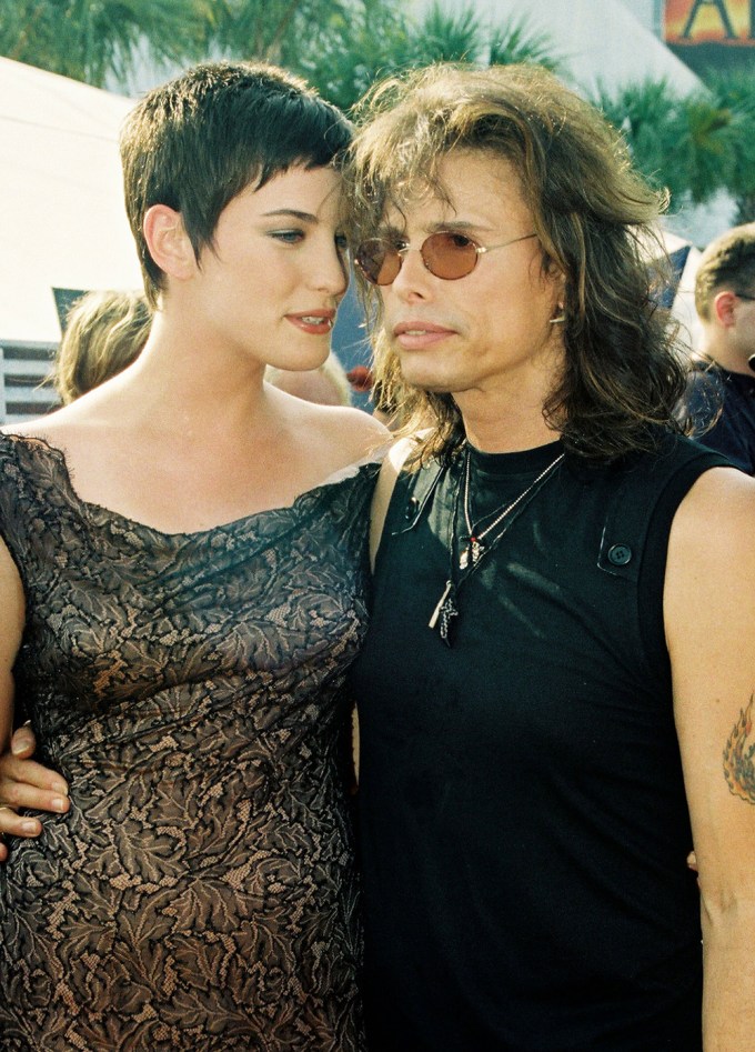 Liv & Steven Tyler At The ‘Armageddon’ Premiere