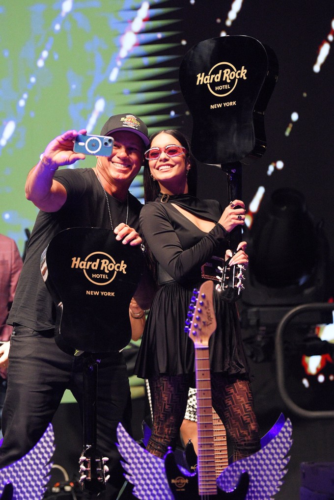 Vanessa Hudgens with Chris Osceola