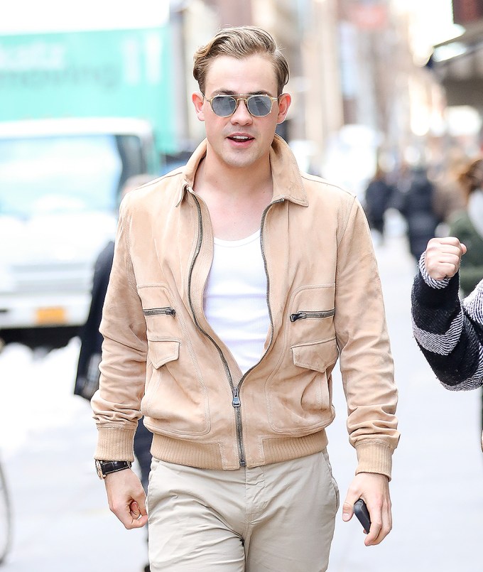 Dacre Montgomery spotted out and about in New York City