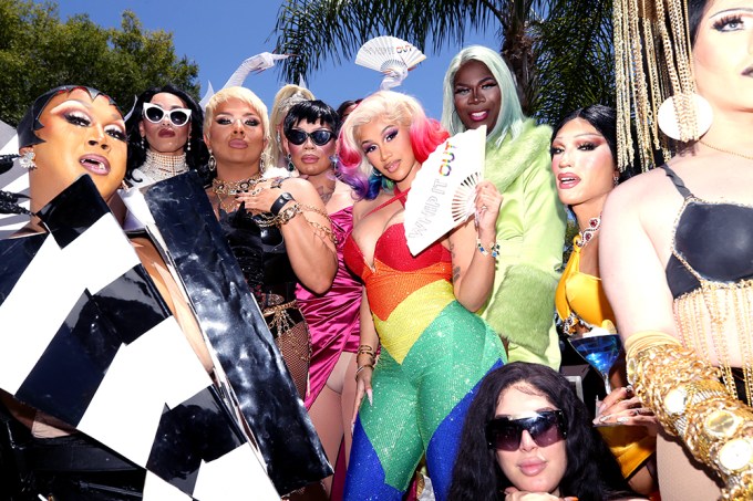Cardi B and Whipshots Celebrate at WeHo Pride 2022
