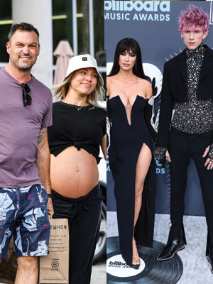 Brian Austin Green Sharna Burgess Megan Fox MGK relationship