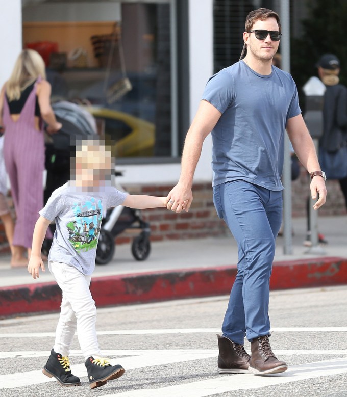 Chris Pratt & Jack In 2019