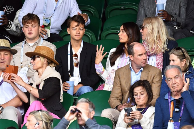 Conrad Khan & Hana Cross Watch Wimbledon