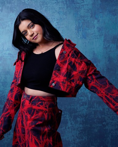 Iman Vellani, star of the Disney+ series "Ms. Marvel," poses for a portrait, at the Beverly Hilton in Beverly Hills, Calif
Iman Vellani Portrait Session, Beverly Hills, United States - 02 Jun 2022