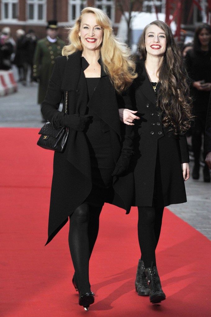 Jerry Hall & Elizabeth Jagger In 2010