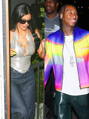 Kylie Jenner and Tyga Los Angeles June 9