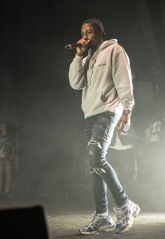 Lil Tjay Performs In London