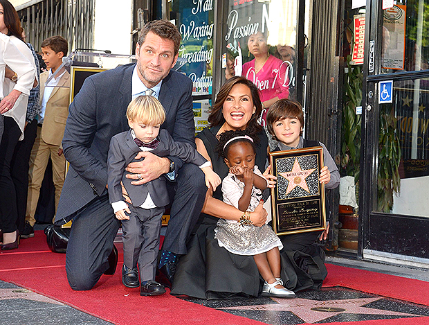 Mariska Hargitay, Peter Hermann, Kids