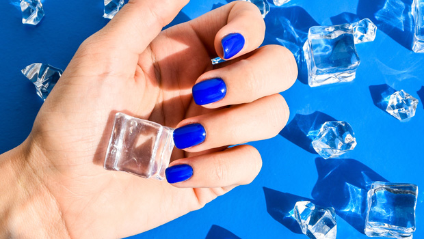 blue nails