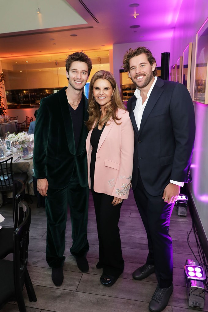 Patrick Schwarzenegger, Maria Shriver, Christopher Sargent