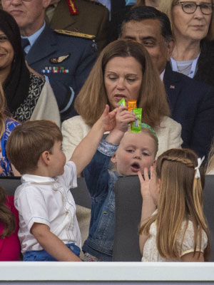 Prince Louis & Cousin Lena Tindall