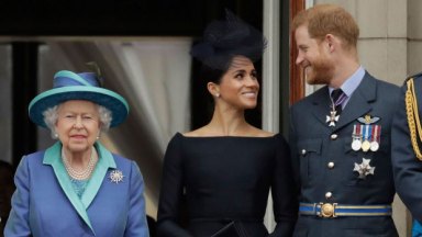 Queen Elizabeth Meghan Harry