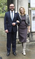 05 03 16 the Wedding Blessing of Rupert Murdoch and Jerry Hall at St Brides Church Fleet Street City of London James Murdoch & His Wife Kathryn Hufschmid
The Wedding Blessing