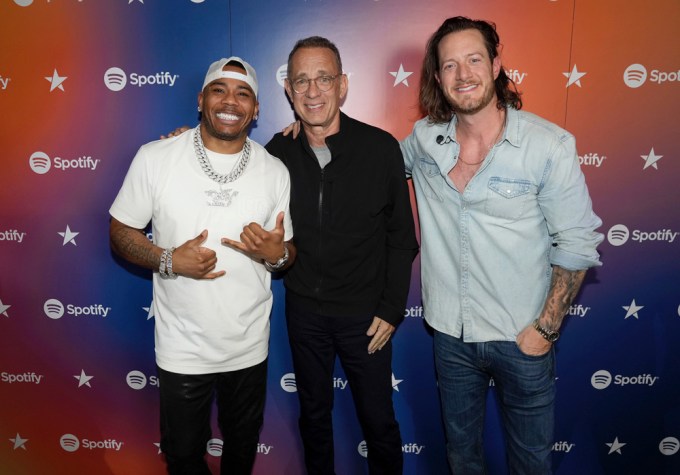 Nelly, Tom Hanks & Tyler Hubbard