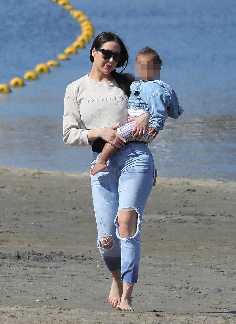 Tristan Thompson Son Beach Day Mom MEGA